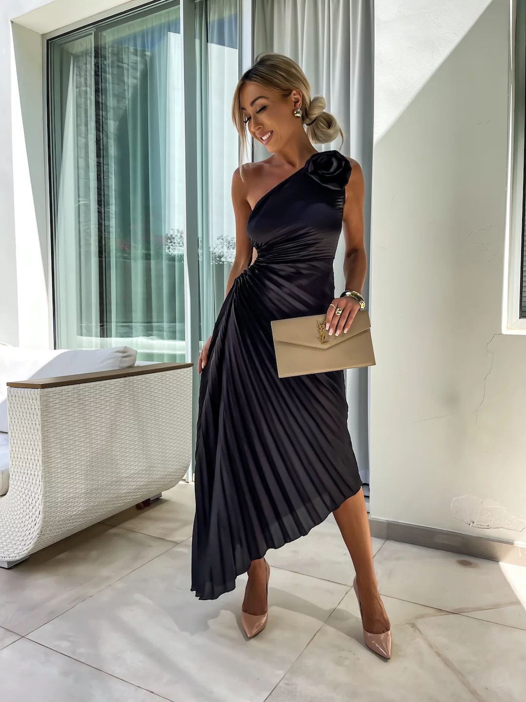 Women’s Sleeveless Fishtail Dress | Mid-Waist Mermaid Dress - Image 2
