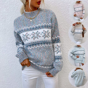Cozy Christmas Sweater for Women | Winter Knit Top