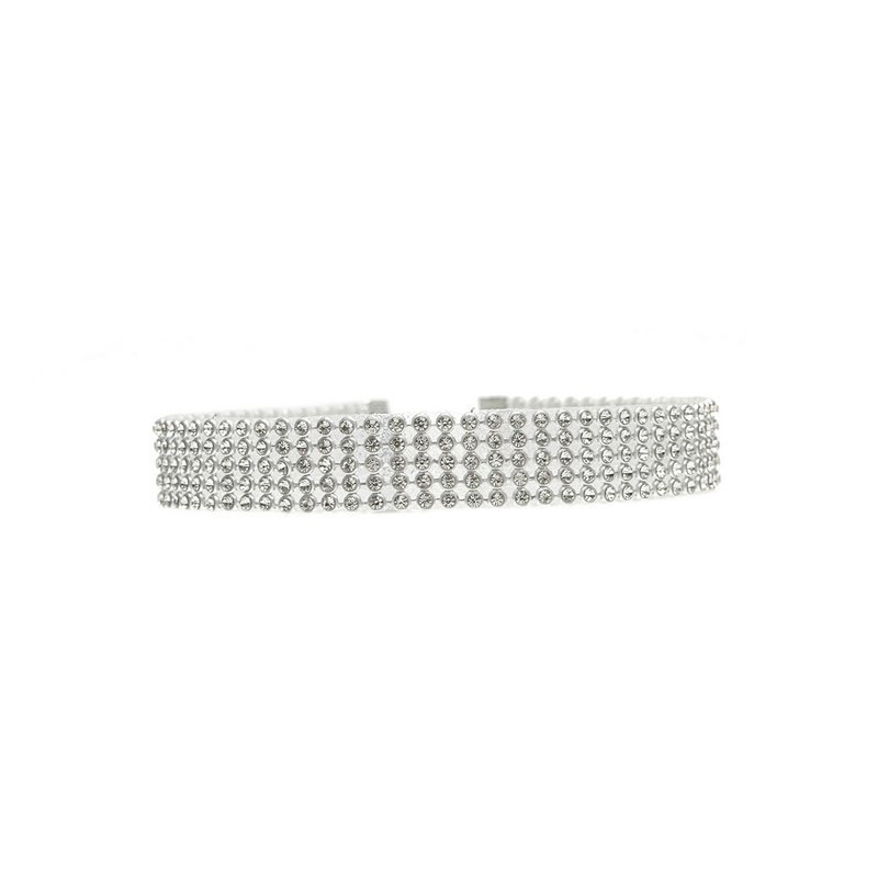 Full Crystal Rhinestone Choker Necklace – Elegant Statement Jewelry - Image 3