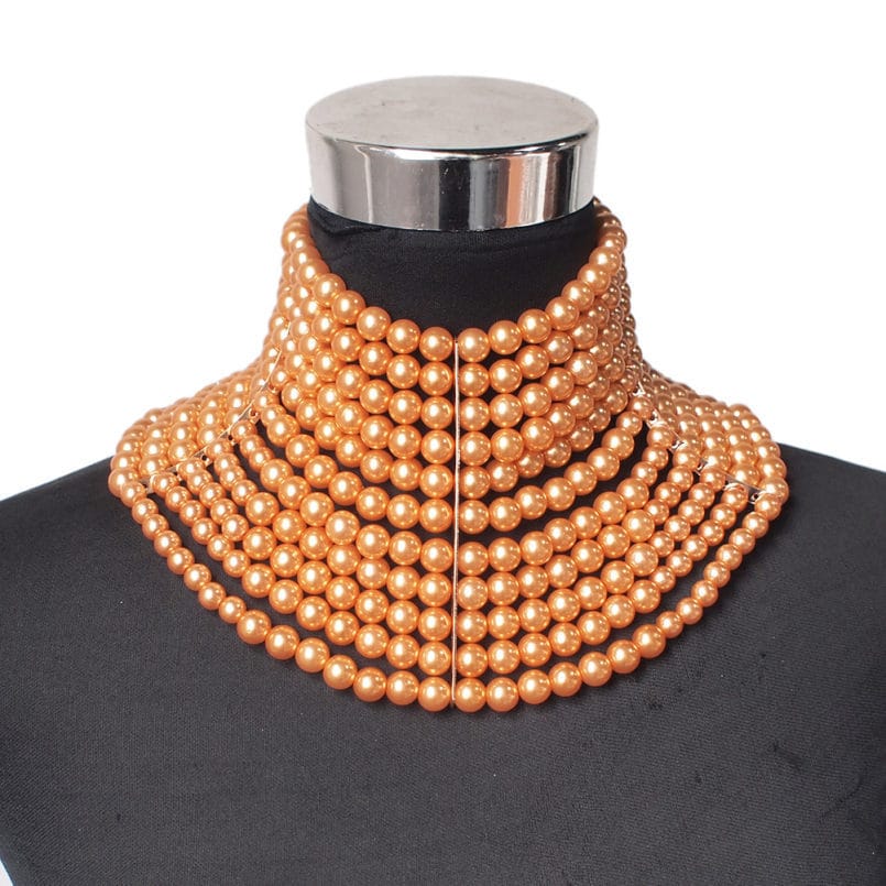 Women’s Geometric Pearl Necklace – Elegant Hexin Pearl Jewelry - Image 5