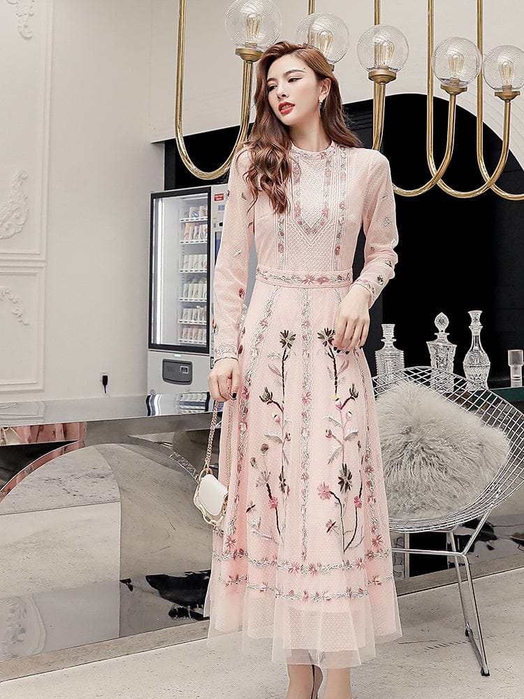 Temperament Embroidered Dress Skirt for Effortless Style - Image 5