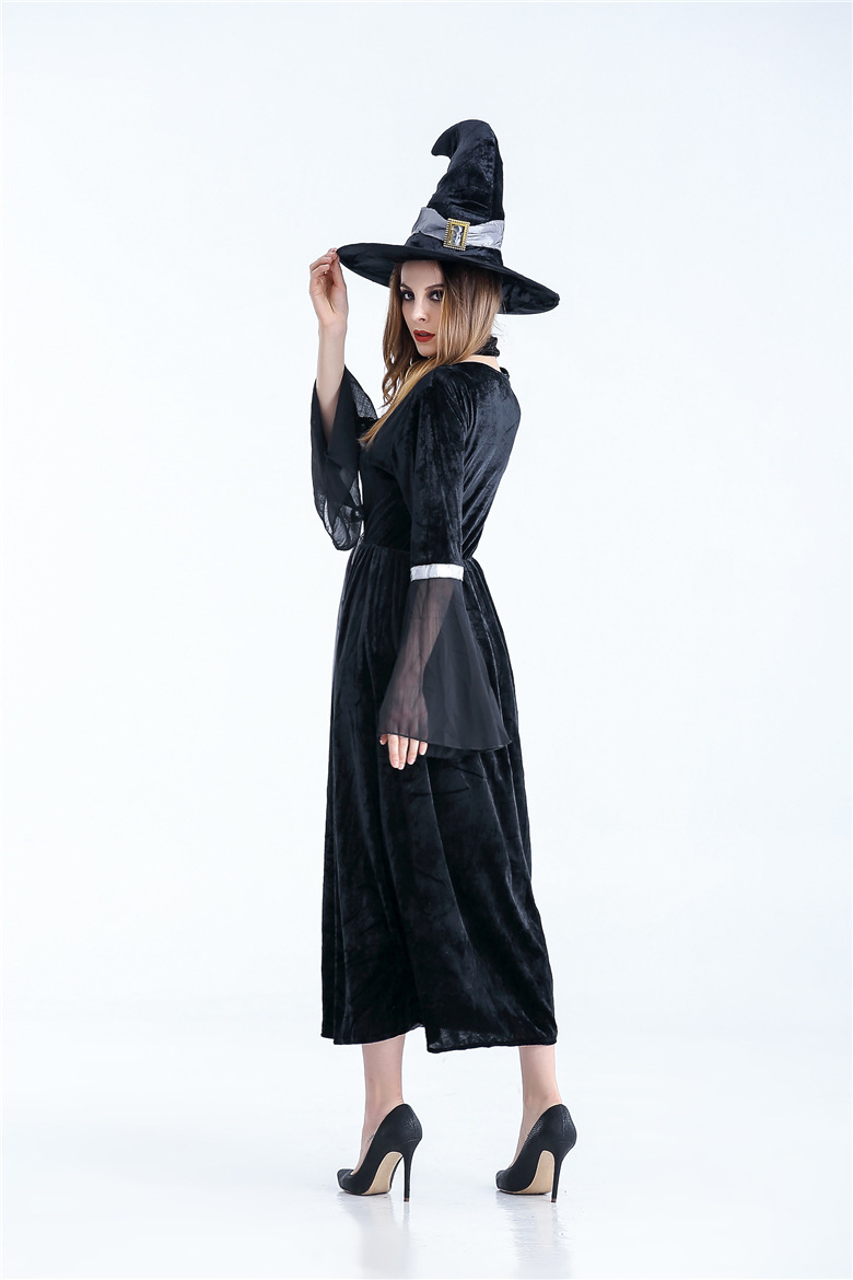 Women Scary Witch Costumes Sorceress Cosplay Costume For Halloween Carnival Fancy Dress Women Magic Moment Costume - Image 3