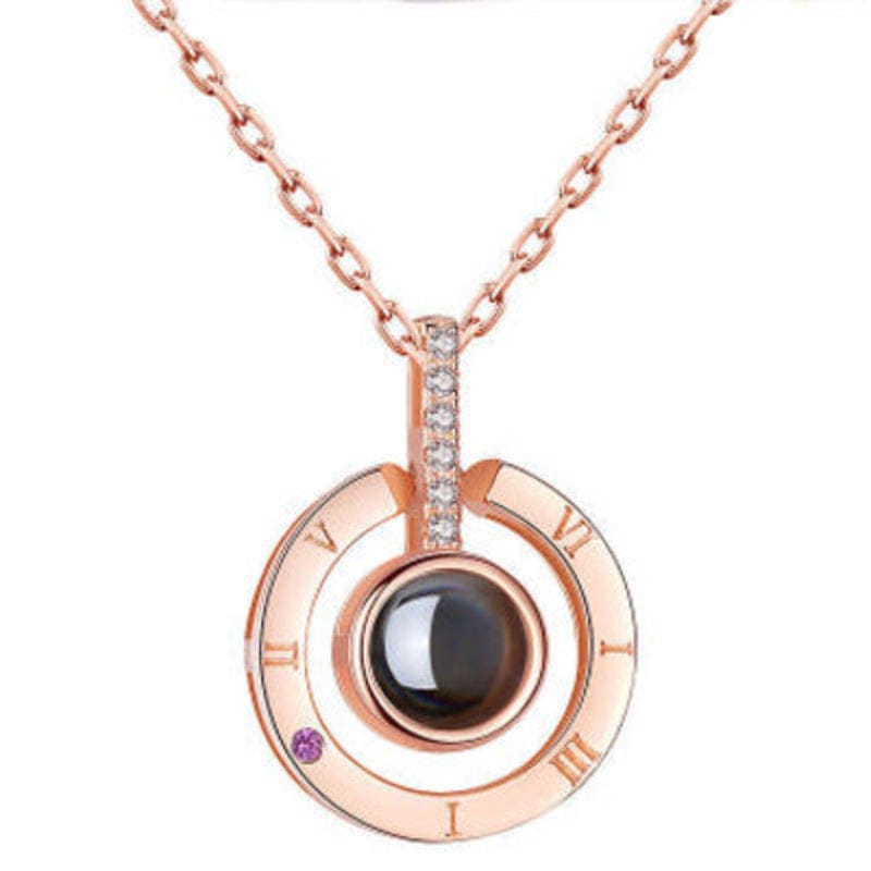 Valentine’s Day Gift: Ethnic Crystal Necklace with Rose Gift Box - Image 4