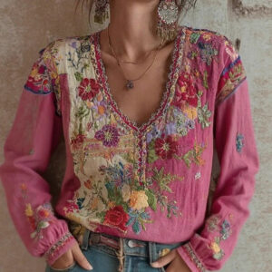 Printed Crew Neck Long Sleeve for Ultimate Comfort and Style