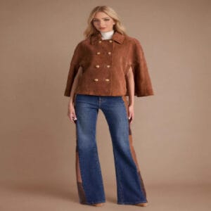 Elegant Dark Coffee Long Sleeve Jacket