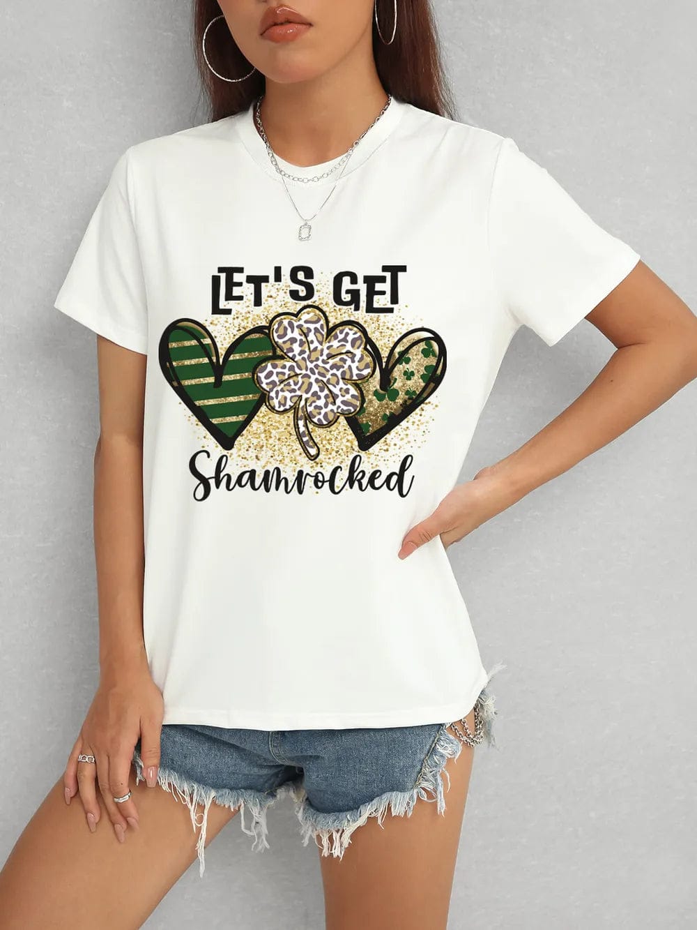 Round Neck Short Sleeve T-Shirt for Comfortable Everyday Wear and Style - Image 2