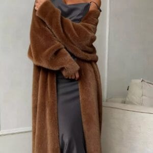 Fuzzy Open Front Cardigan for Effortless Cozy Layering and Stylish Comfort