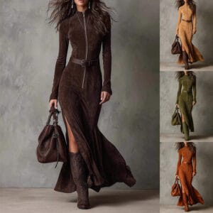 Long-sleeved Cowboy Dresses for Stylish Western Fashion