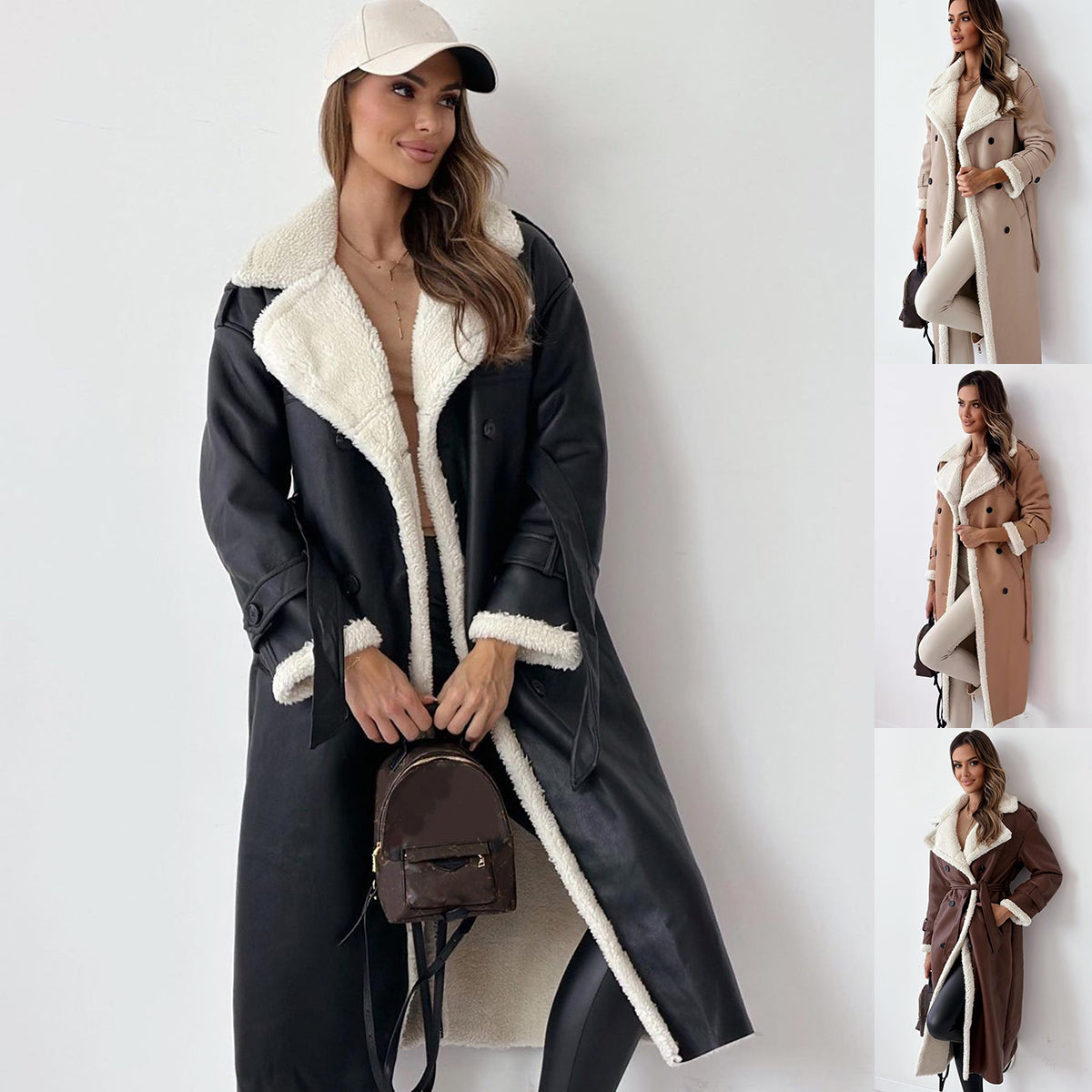 Winter Trench Coat for Women - Stylish Long Outerwear for Cold Weather