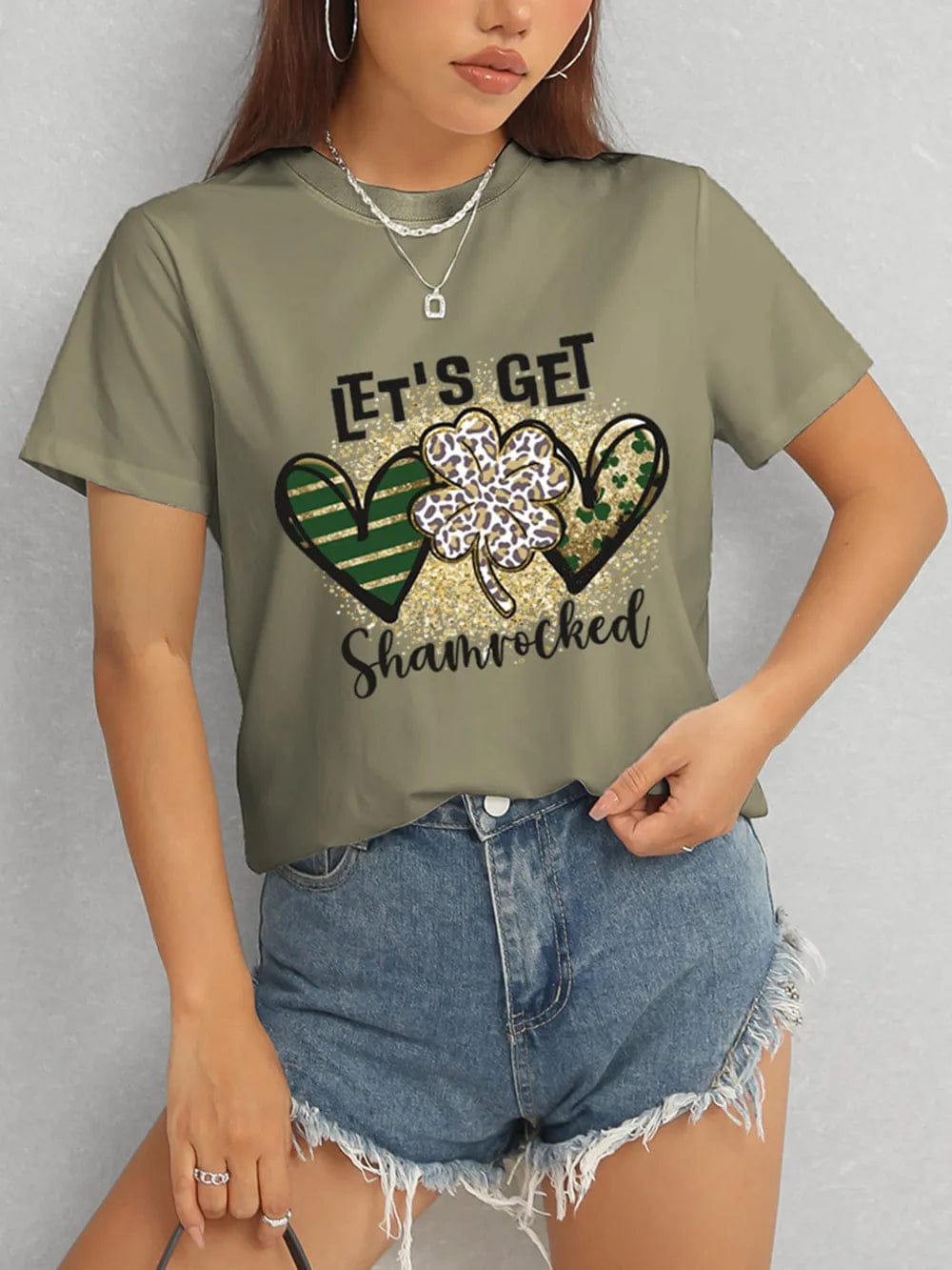 Round Neck Short Sleeve T-Shirt for Comfortable Everyday Wear and Style - Image 5