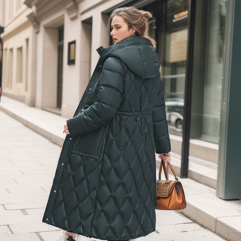 Hooded Winter Down Jacket for Women - Stylish & Warm - Image 4