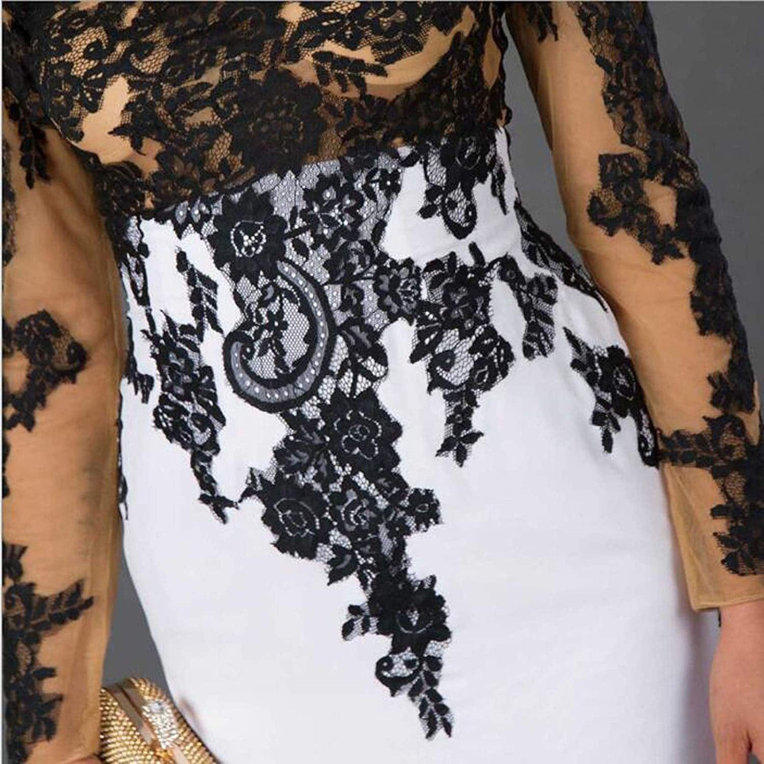 White Lace Wedding Dress A-Line Long Sleeve Bridal Gown - Image 3