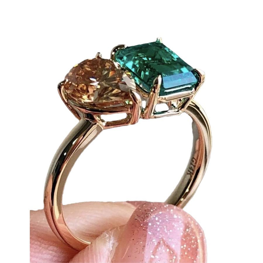 Women’s Gold Flower Ring | Electroplated Alloy Jewelry - Image 5