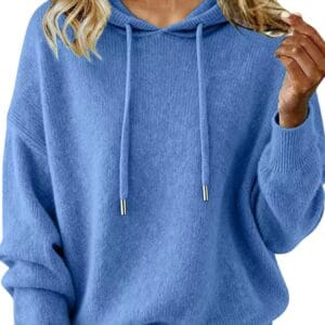 Women’s Warm Sherpa Hoodie – Fuzzy Winter Pullover