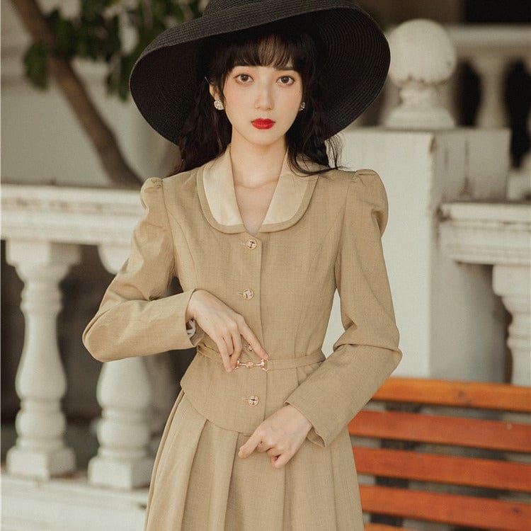 Winter Vintage Outfits 2-Piece Fashion Suit for Stylish Seasonal Looks - Image 4