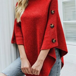 Women’s Oversized Buttoned Cardigan | One Size Cozy Top