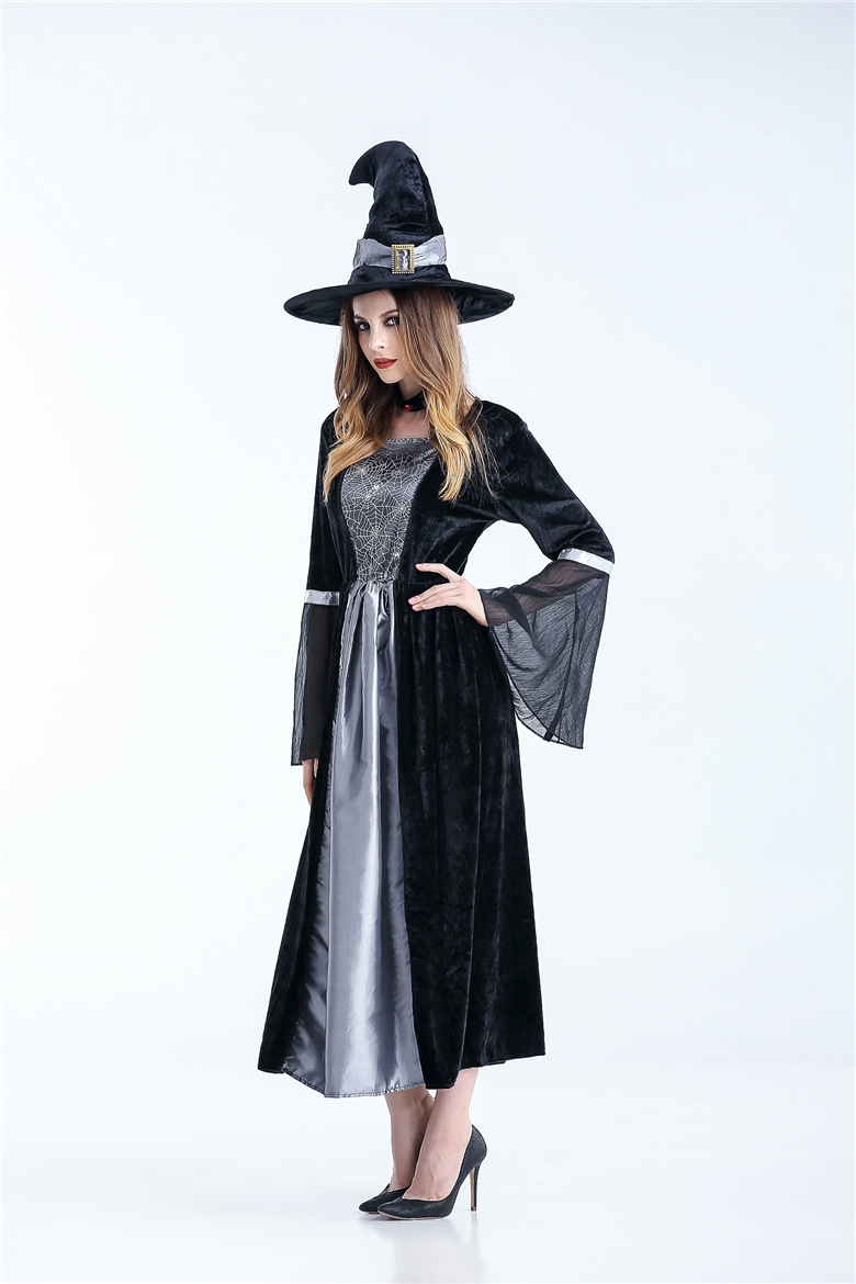 Women Scary Witch Costumes Sorceress Cosplay Costume For Halloween Carnival Fancy Dress Women Magic Moment Costume - Image 4