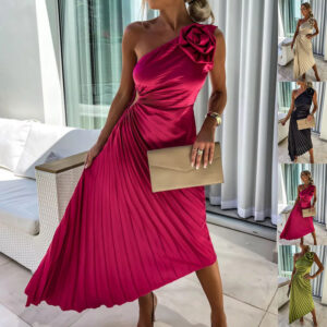 Women’s Sleeveless Fishtail Dress | Mid-Waist Mermaid Dress