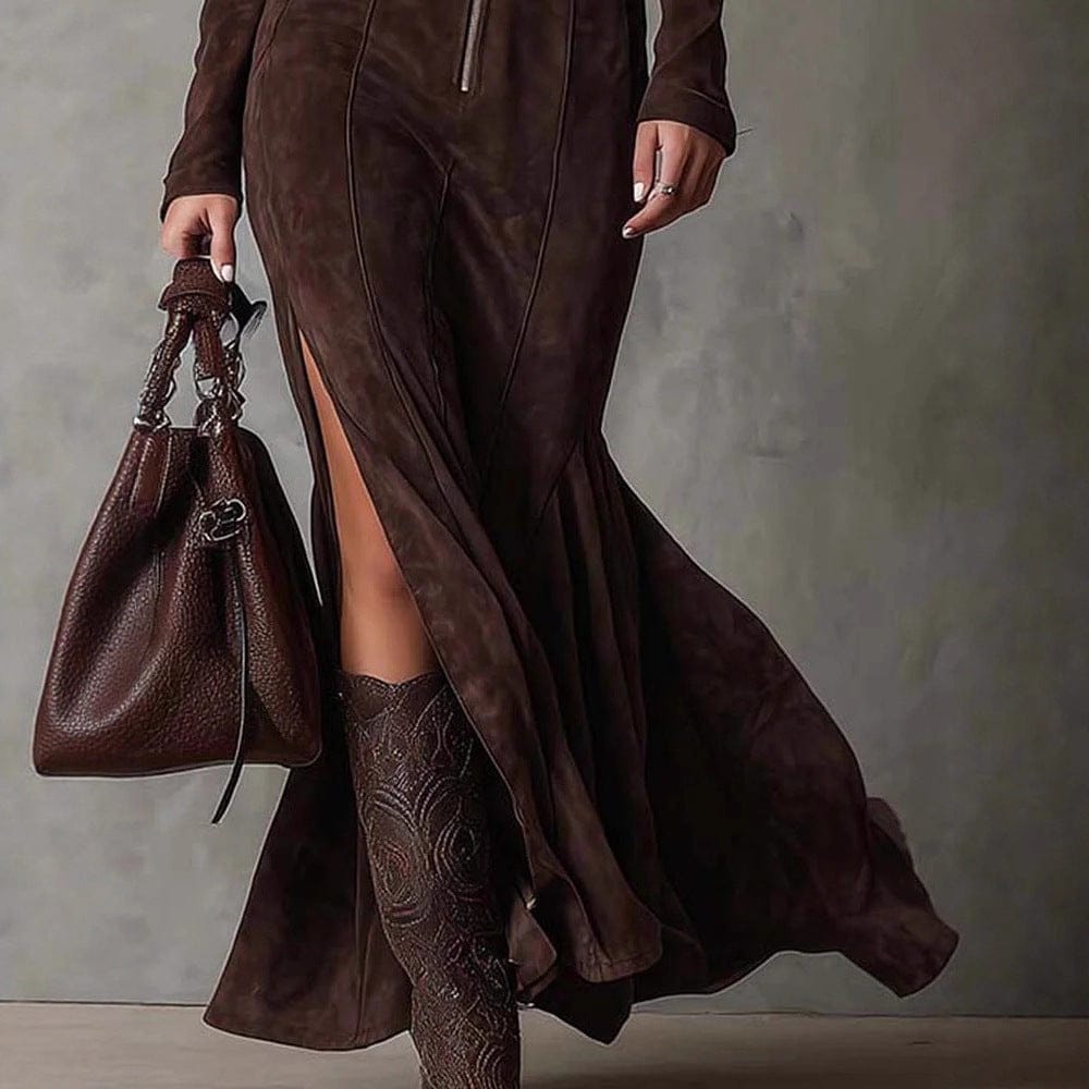Long-sleeved Cowboy Dresses for Stylish Western Fashion - Image 3
