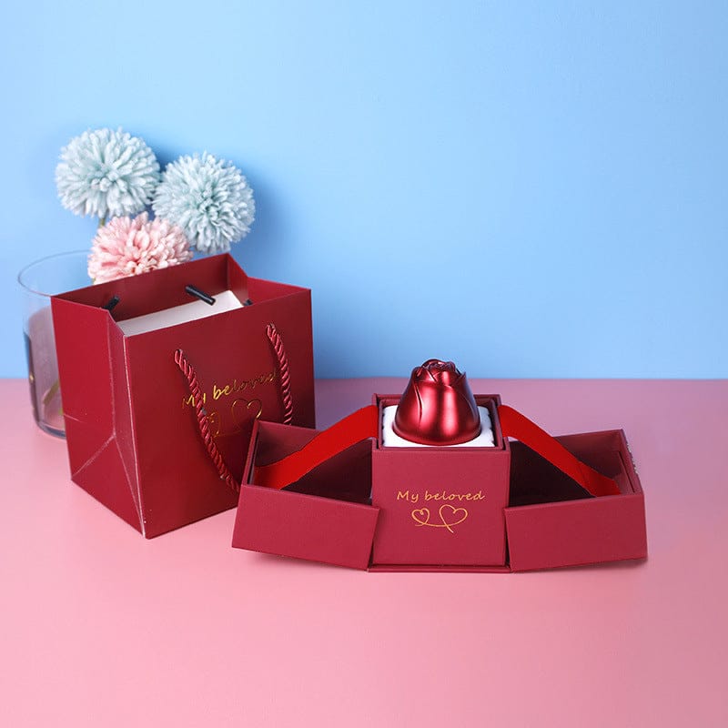 Valentine’s Day Gift: Ethnic Crystal Necklace with Rose Gift Box - Image 5