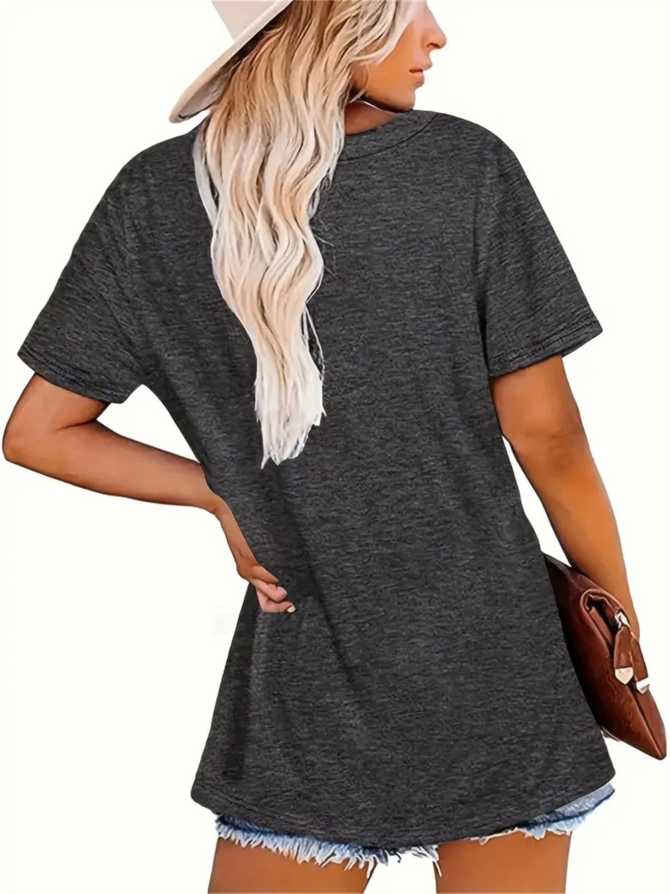 Women's Hoodless Sweatshirt - Stylish Printed Design for Everyday Comfort - Image 2