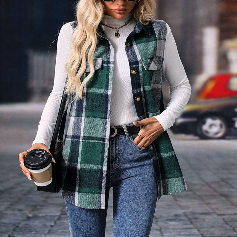 Long Sleeveless Jacket for Effortless Spring and Fall Layering - Image 2
