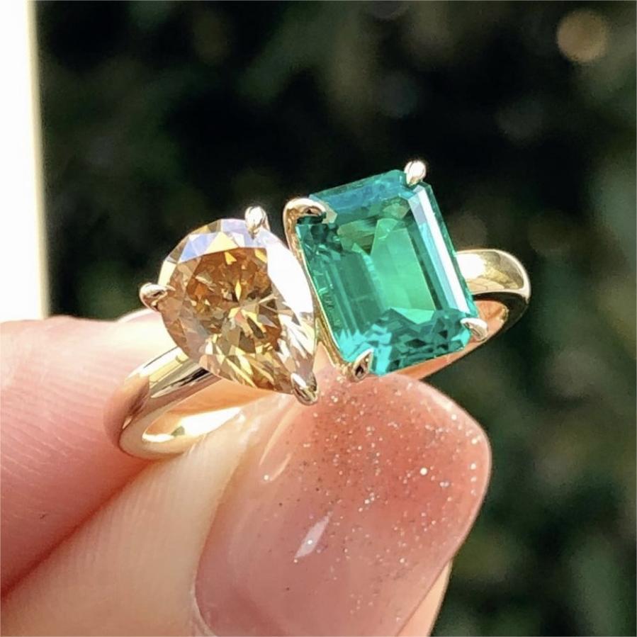Women’s Gold Flower Ring | Electroplated Alloy Jewelry - Image 4