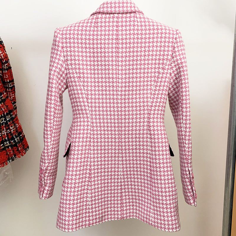Wool Retro Double-Breasted Coat for Timeless Style - Image 2