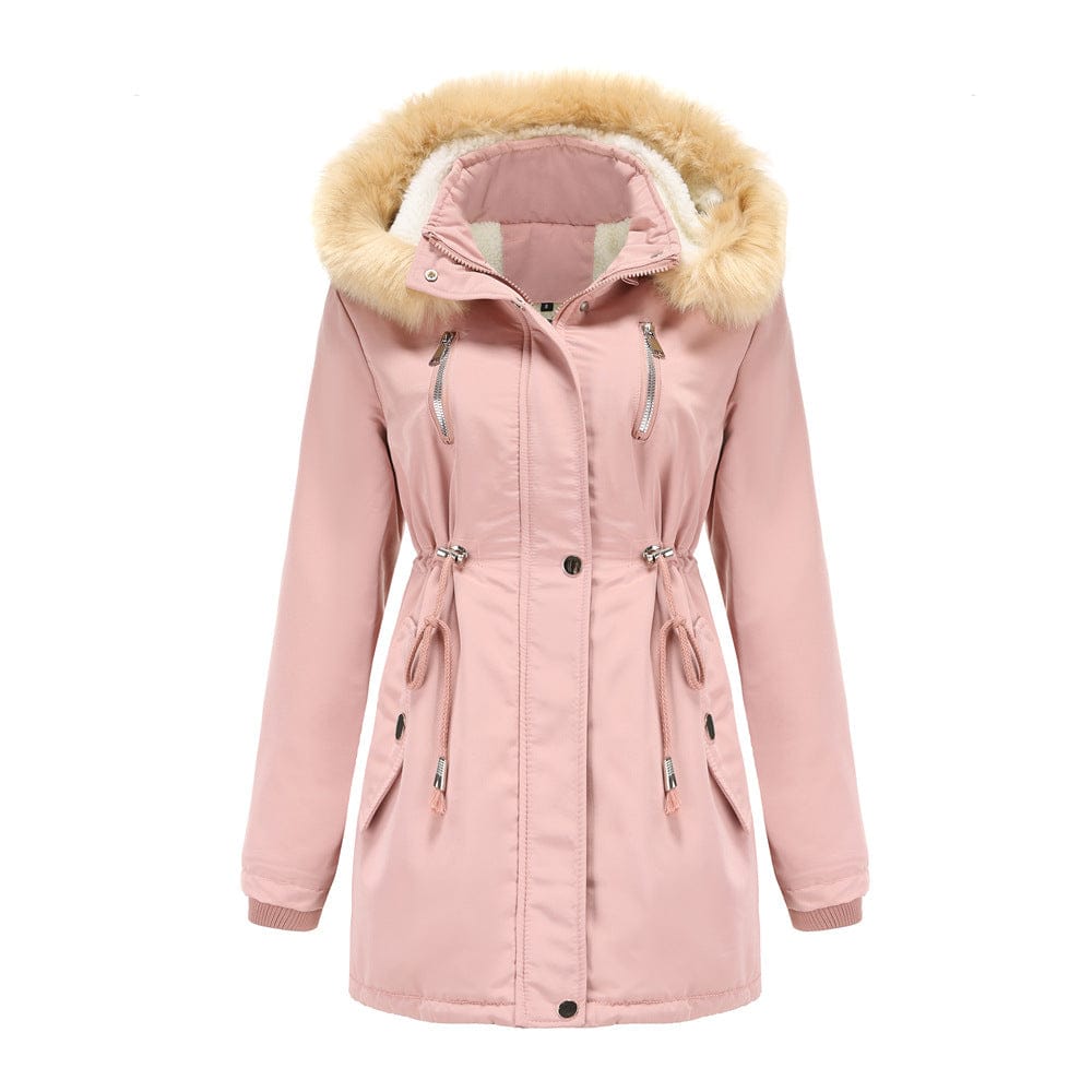 Women’s Insulated Winter Coat with Hood - Image 2