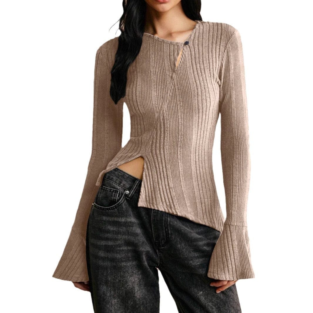 Women’s Slim Fit Long Sleeve T-Shirt | Casual Pullover Top - Image 5