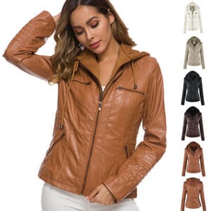 Fashion Leather Coat - Stylish, Modern Outerwear for Any Occasion