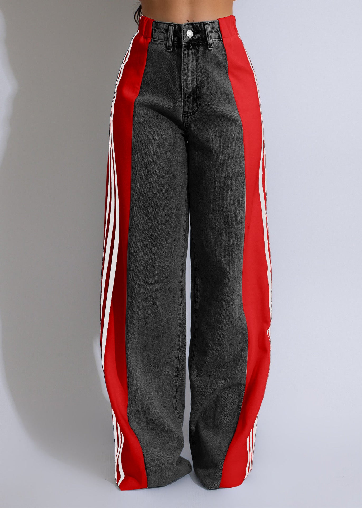 Women’s High-Waist Straight-Leg Denim Pants | Stretch Fit - Image 4