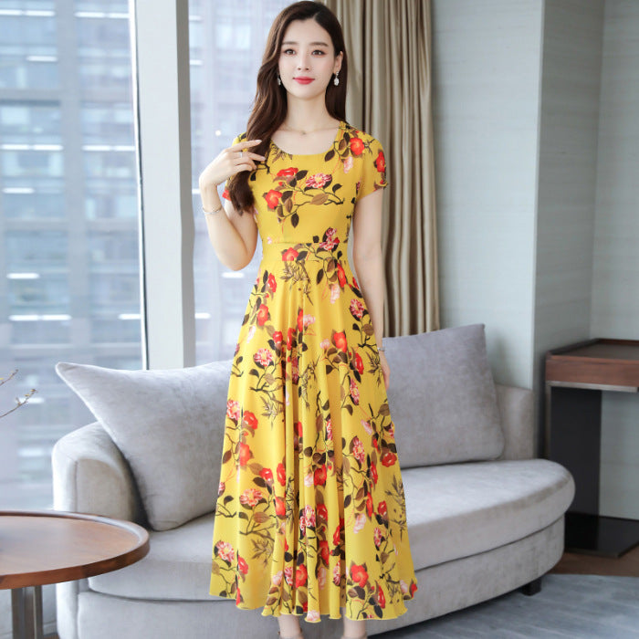 Korean Summer Style Floral Dress– Sweet Casual Summer Style