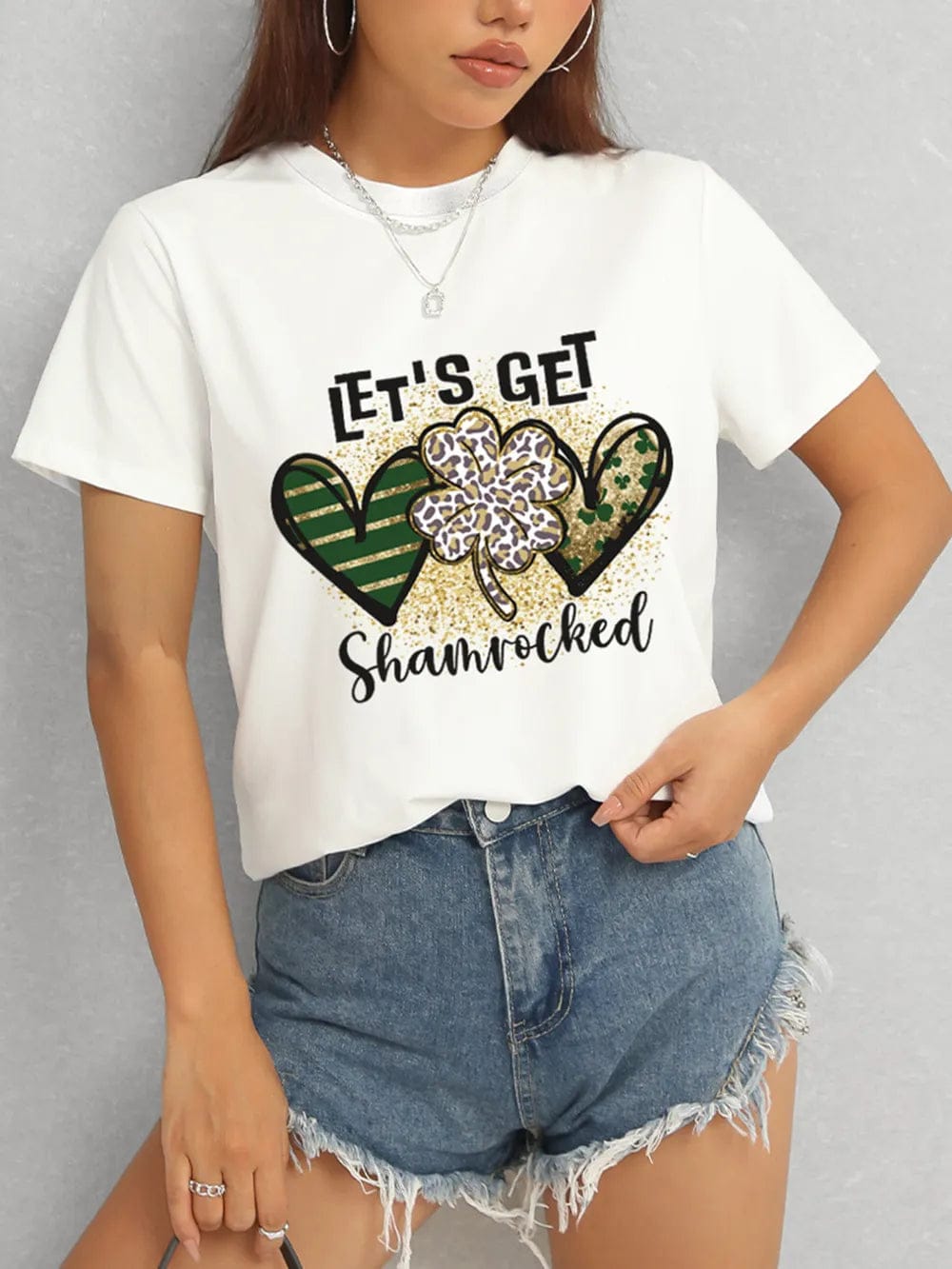 Round Neck Short Sleeve T-Shirt for Comfortable Everyday Wear and Style - Image 3