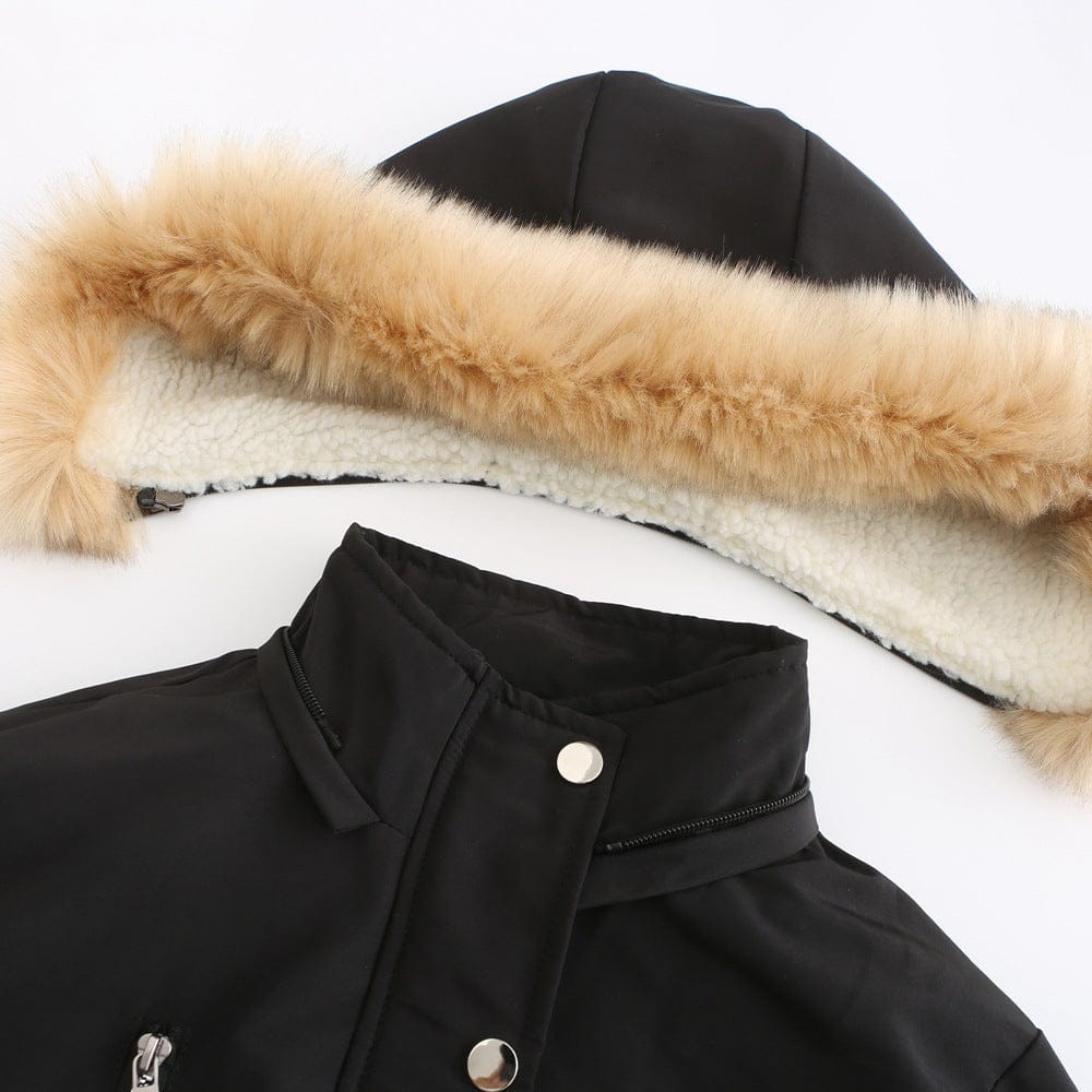 Women’s Insulated Winter Coat with Hood - Image 4