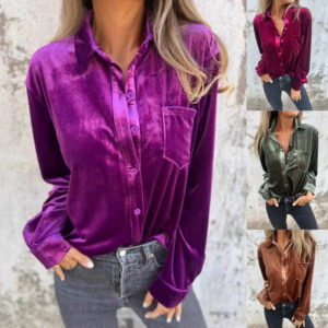 Long Sleeve Solid Color Tops for Everyday Wear