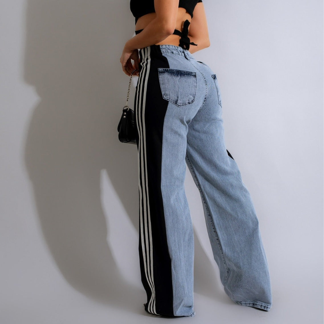 Women’s High-Waist Straight-Leg Denim Pants | Stretch Fit - Image 2