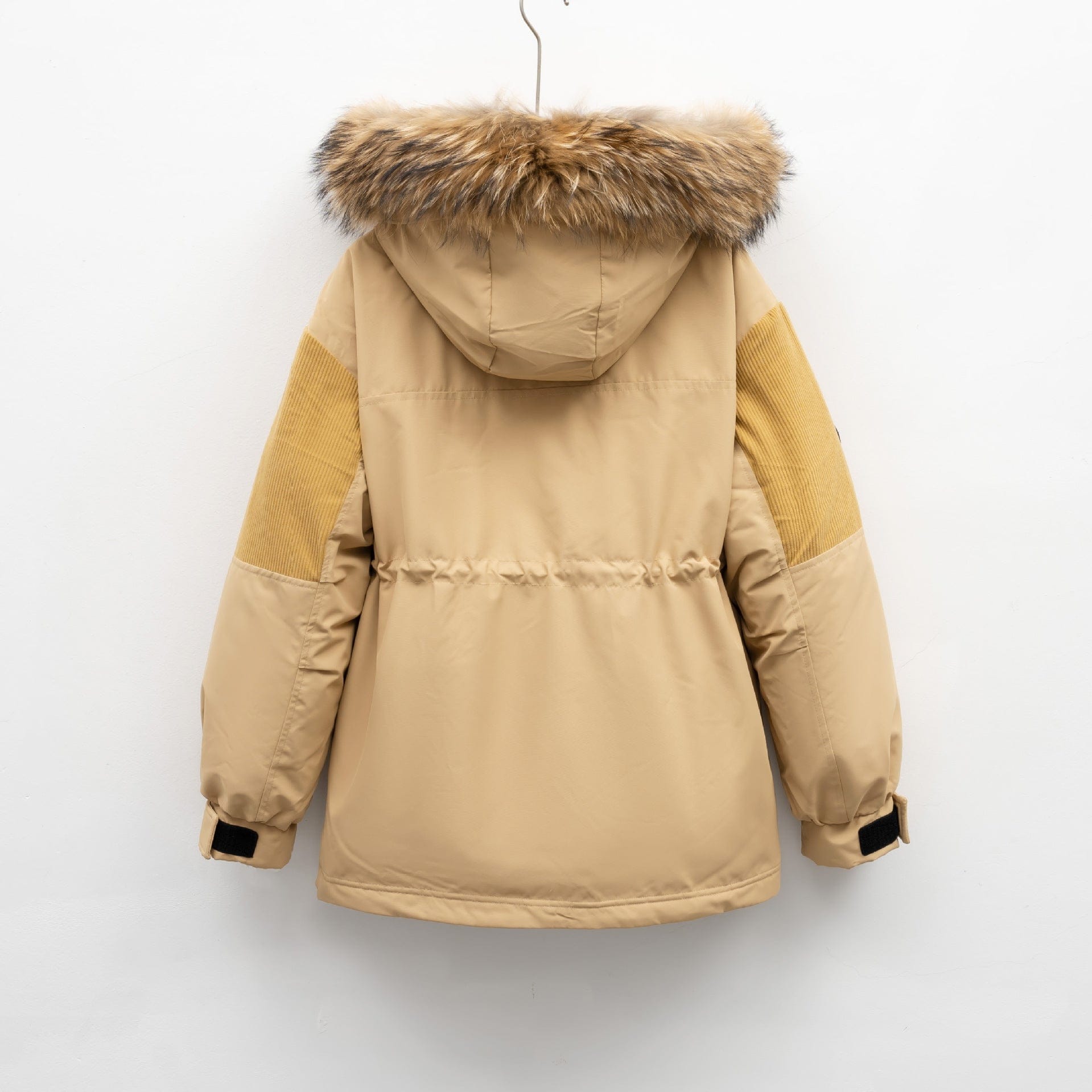 Women’s Faux Fox Fur Hooded Jacket for Stylish Workwear - Image 2