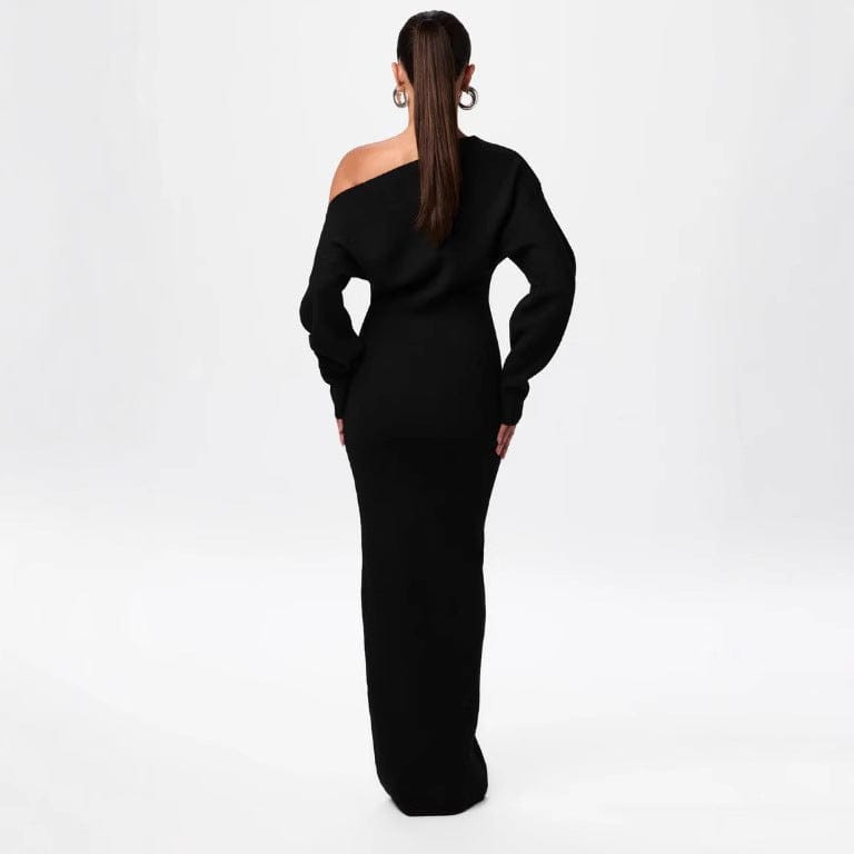 Women’s High-Waist Long Dress | Elegant Commuter One-Piece - Image 2