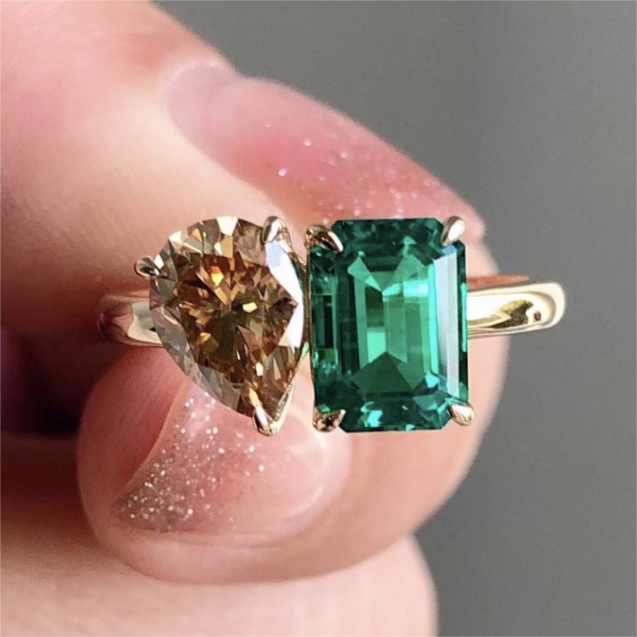 Women’s Gold Flower Ring | Electroplated Alloy Jewelry - Image 3