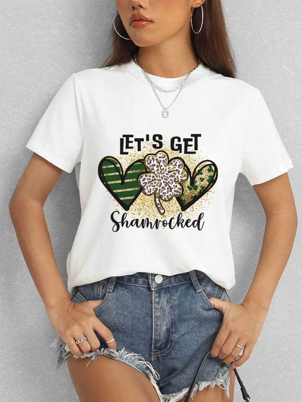 Round Neck Short Sleeve T-Shirt for Comfortable Everyday Wear and Style - Image 4