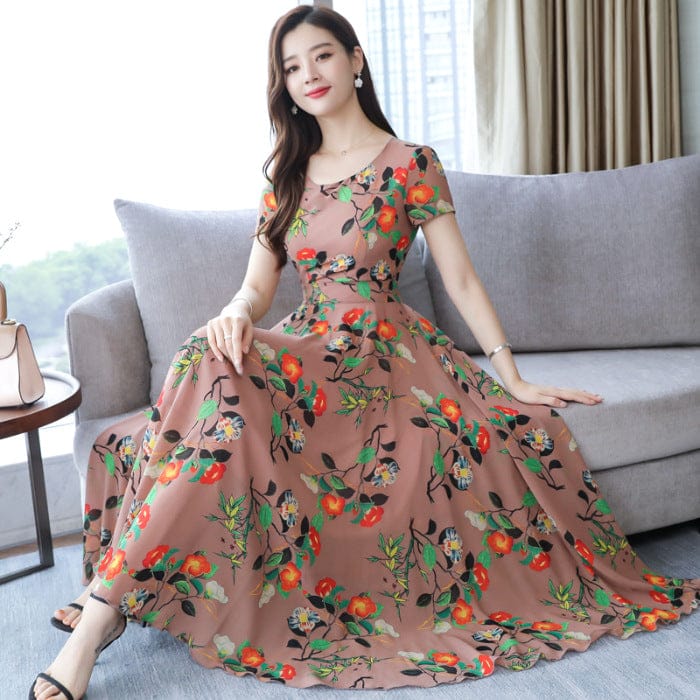 Korean Summer Style Floral Dress– Sweet Casual Summer Style - Image 5