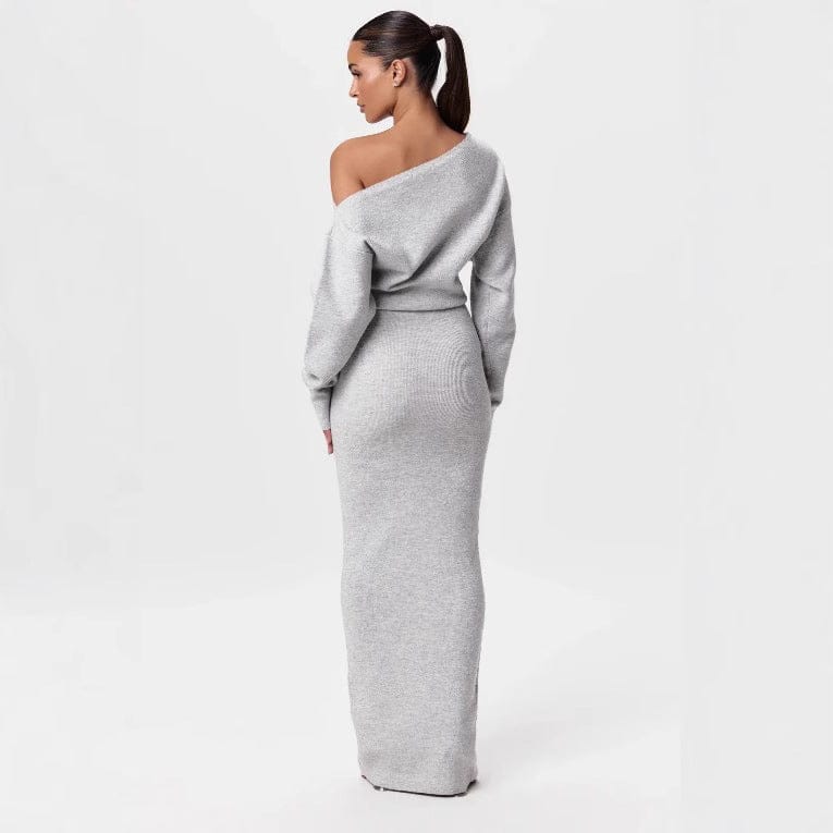 Women’s High-Waist Long Dress | Elegant Commuter One-Piece - Image 4