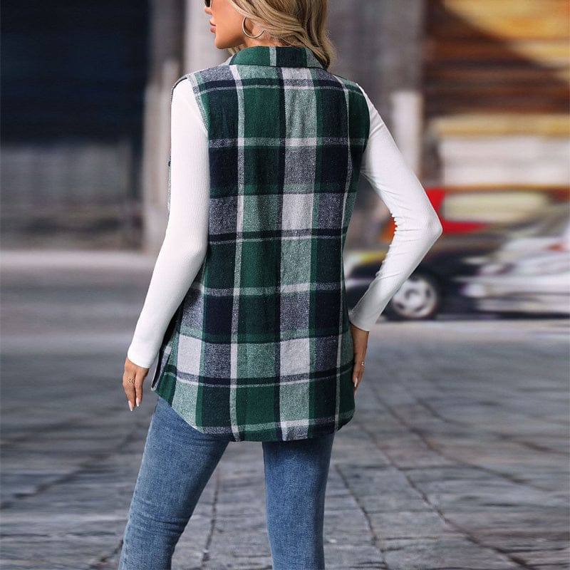 Long Sleeveless Jacket for Effortless Spring and Fall Layering - Image 3