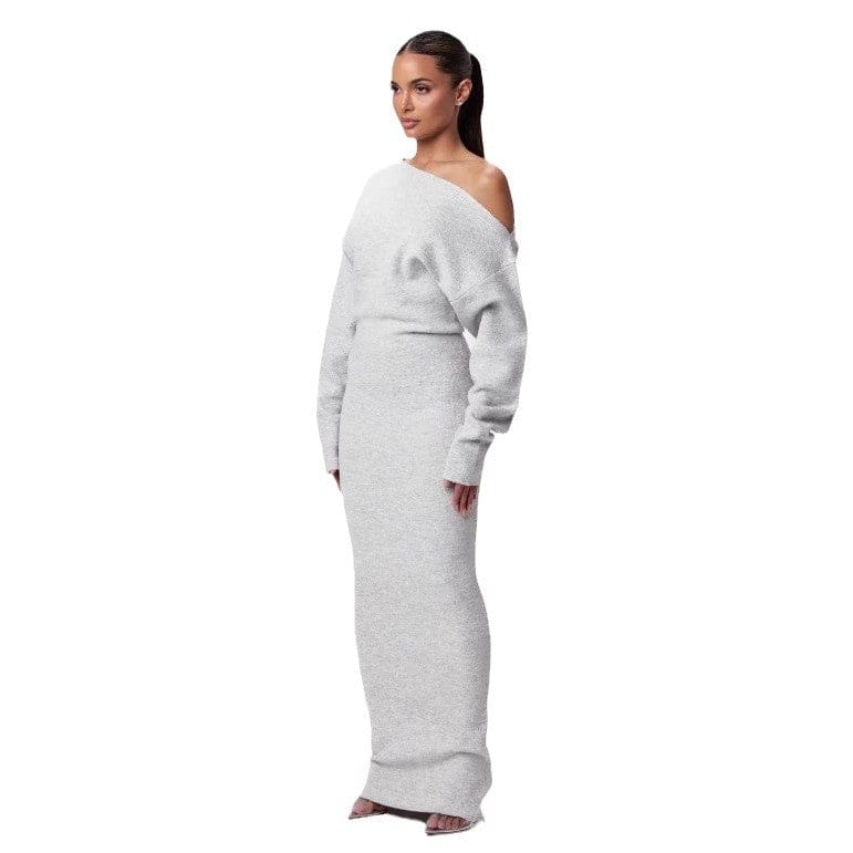 Women’s High-Waist Long Dress | Elegant Commuter One-Piece - Image 3