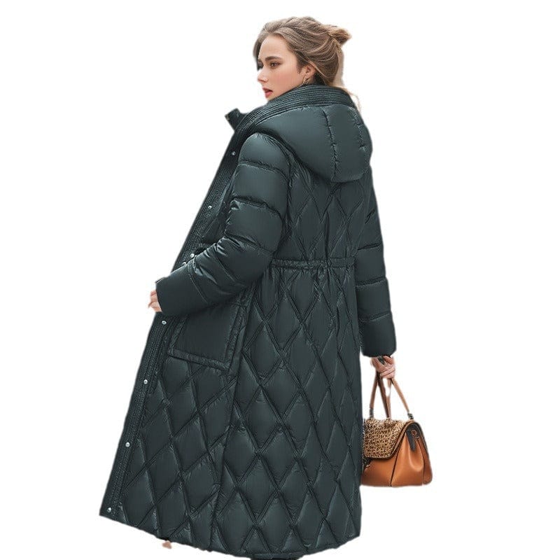 Hooded Winter Down Jacket for Women - Stylish & Warm - Image 2