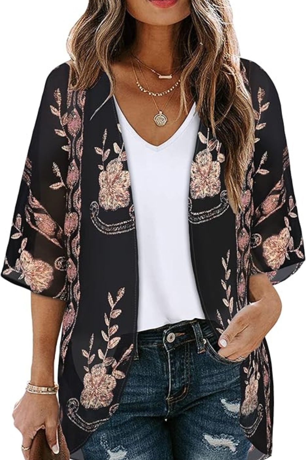 Loose Cover Up Casual Blouse — Amazon summer outfit ideas for women 2026