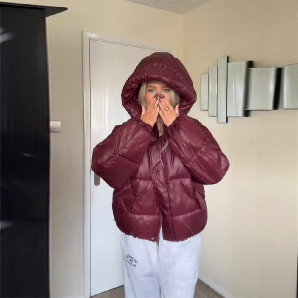 Women’s Hooded Cotton-Padded Jacket - Image 4