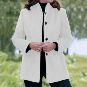 Slim Fit Woolen Coat for Timeless Style and Ultimate Comfort