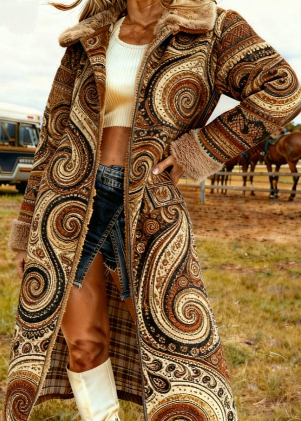 Long Sleeved Woolen Overcoat for Ultimate Warmth and Style - Image 5